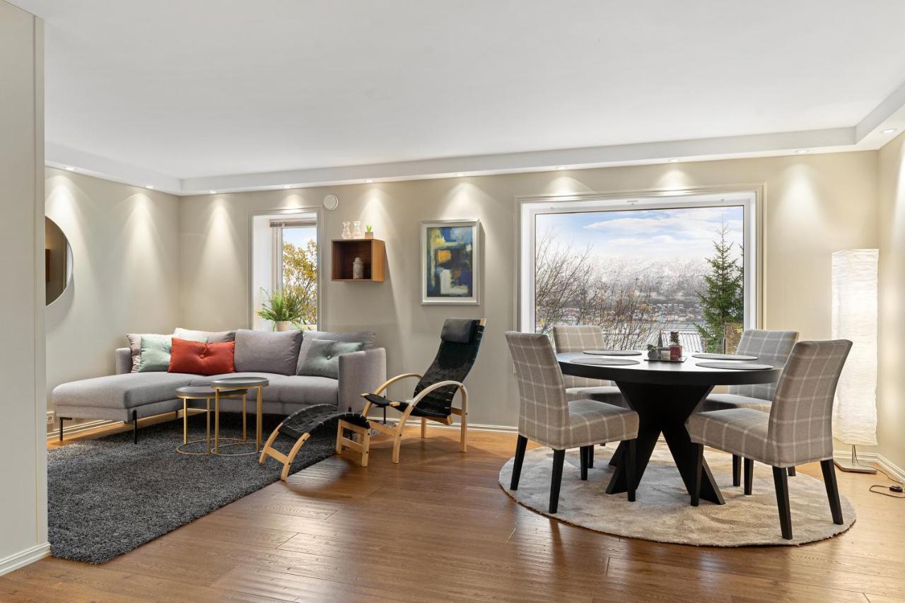 Cozy Elegant 2Bedroom Apt W/Parking And Nice View Tromsø Dış mekan fotoğraf